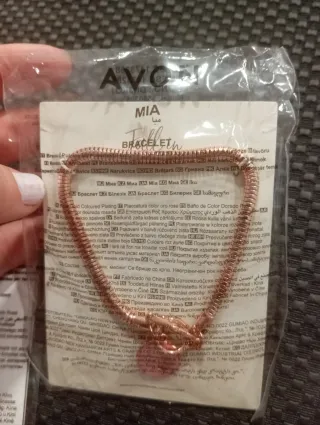 Conjunto Collar y Pulsera Avon San Valentín