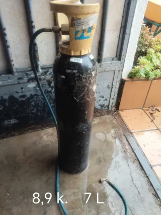 Botella de nitrógeno 7L vacia