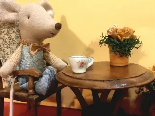 Miniatura Tazzina Ceramica con Piattino