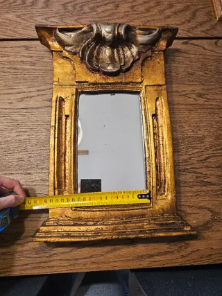 Espejo Antiguo Dorado