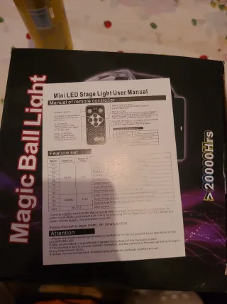 Luz discoteca con mando potente