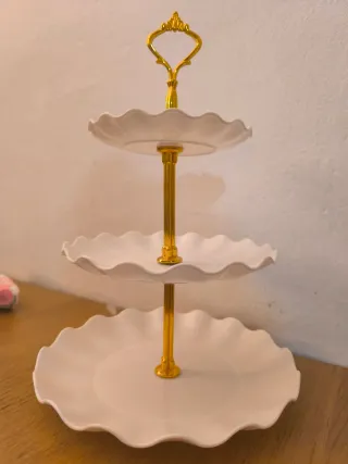 Soporte para postres de plástico