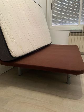 Cama y somier individual