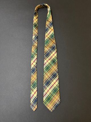 Cravatta a quadri uomo