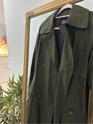 Trench ZARA verde militar