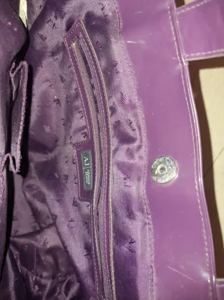 Bolso Armani Morado Charol