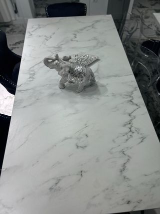 Mesa grande mármol blanco