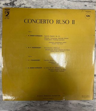 Vinilo Rimsky Korsakov y Tchaikovsky