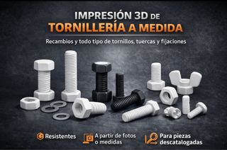 Tornillería a medida en PLA