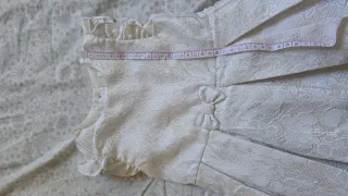 Vestido niña blanco encaje de 12 a 18 meses