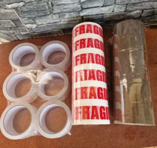 18 rotoli nastro adesivo assortiti