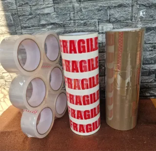 18 rotoli nastro adesivo assortiti