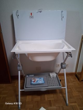 Bañera cambiador bebé Plastimyr plegable