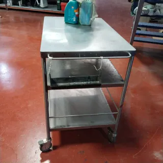 Carrito camarera acero inoxidable Ikea