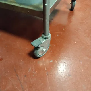 Carrito camarera acero inoxidable Ikea