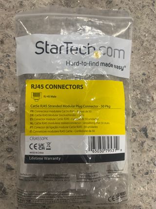 StarTech.com RJ45 Cat5e Conectores (50 uds)