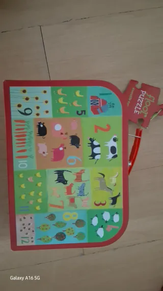 Puzzle de suelo Imaginarium números animales