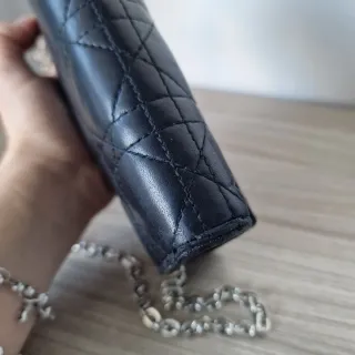 Bolso Cartera Lady Dior Piel Negro