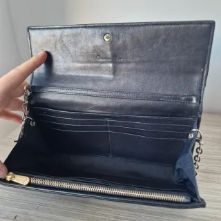 Bolso Cartera Lady Dior Piel Negro
