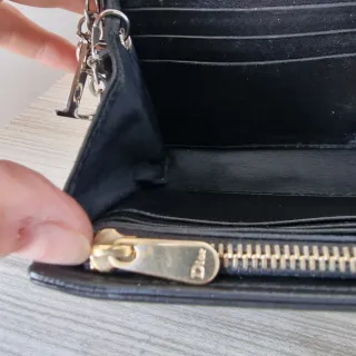Bolso Cartera Lady Dior Piel Negro