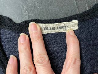 Abito da donna a maniche corte in lana e pizzo