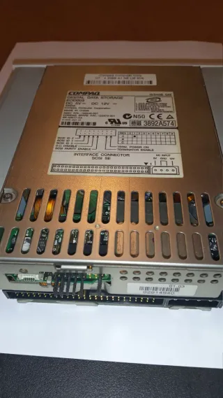 Unidad Cintas Backup DAT 12/24 GB Compaq