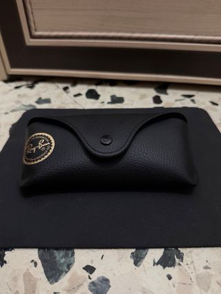 Ray-Ban Iconici Occhiali da Sole Argento Nero
