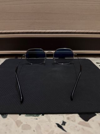 Ray-Ban Iconici Occhiali da Sole Argento Nero