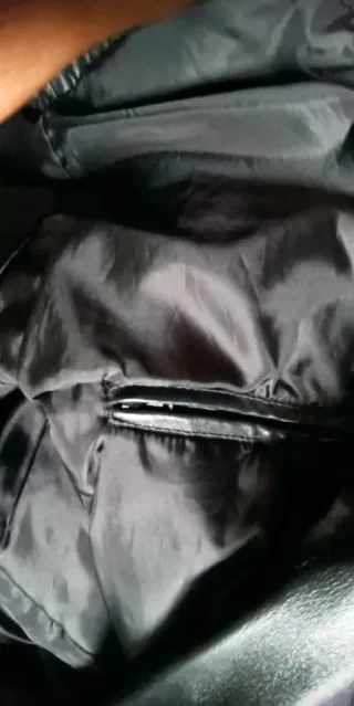 Chaqueta Cuero Negra Unisex Talla S