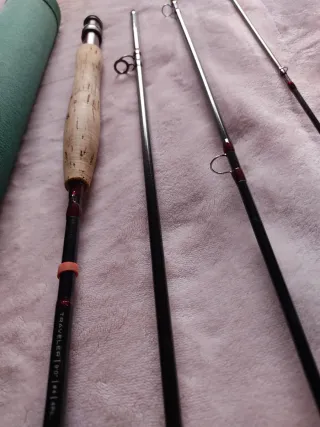 Caña pesca mosca Elkhorn Traveler 9' línea 4