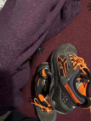 Zapatillas U-Power Gris y Naranja