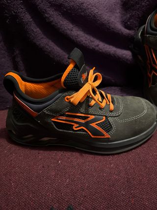 Zapatillas U-Power Gris y Naranja