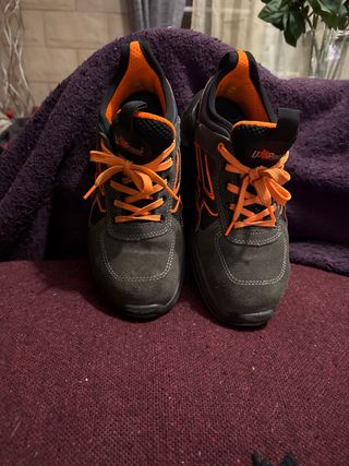 Zapatillas U-Power Gris y Naranja