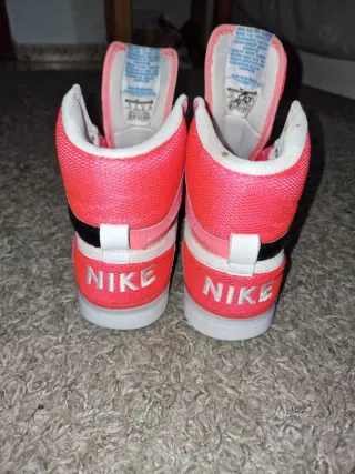 Zapatillas Nike Altas Rosas y Negras