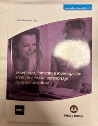 Libro lectoescritura uned