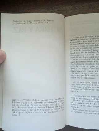 Guerra y Paz (2 tomos) - Leon Tolstoi