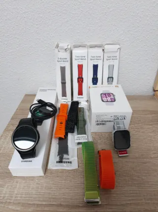 Samsung Galaxy Watch 6 Classic + Huawei Watch Fit