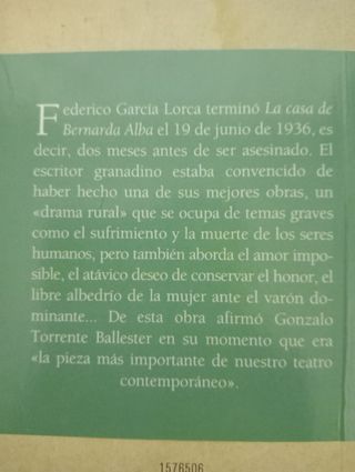 LA CASA de BERNARDA ALBA