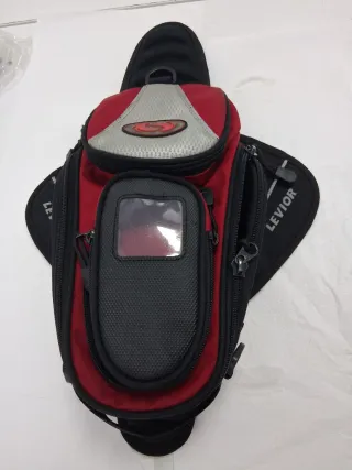 Bolsa depósito moto LEVIOR roja