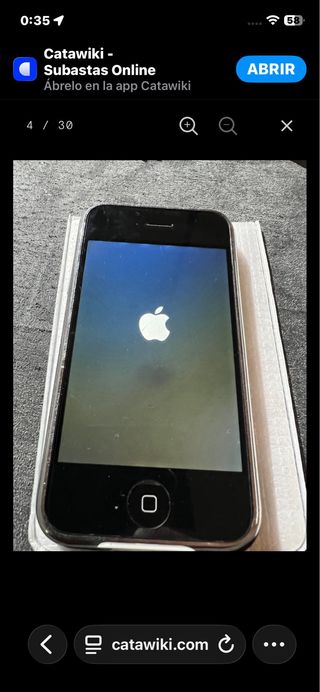 iPhone 2G 1ª Generación Negro