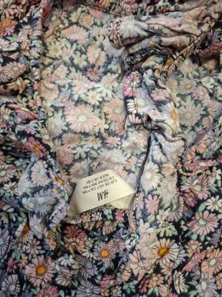 Mono H&M niña 7-8 años flores