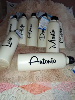 Botellas personalizadas comunión regalo