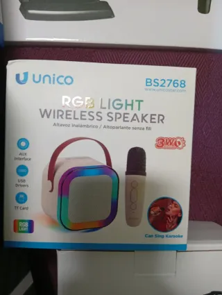 Altavoz Inalámbrico Unico RGB BS2768