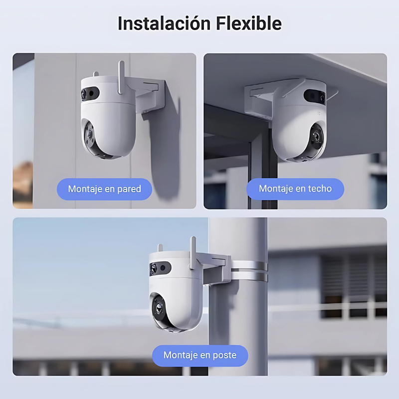 Kit Vigilancia EZVIZ 4 Cámaras WiFi 360 Dual 2K afbeelding 10