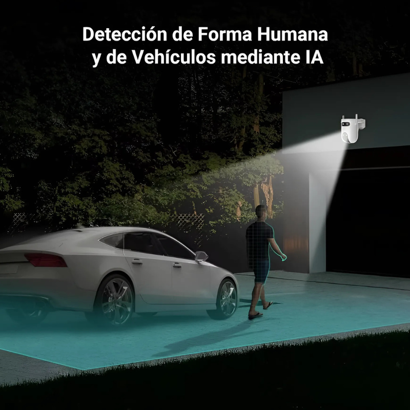 Kit Vigilancia EZVIZ 4 Cámaras WiFi 360 Dual 2K afbeelding 9