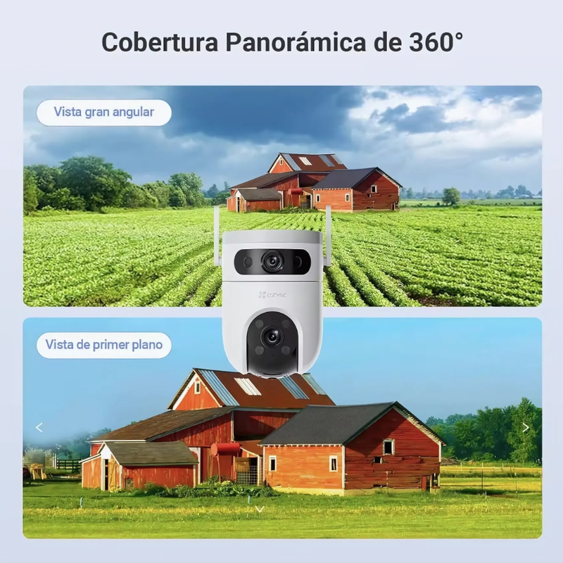 Kit Vigilancia EZVIZ 4 Cámaras WiFi 360 Dual 2K afbeelding 8