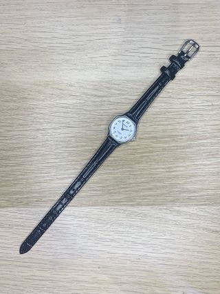 Reloj Jaguar Mujer Negro Cuero