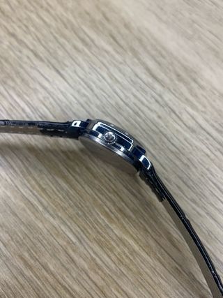 Reloj Jaguar Mujer Negro Cuero