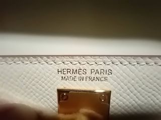 Bolso Mini Kelly Hermes Beige Multicolor