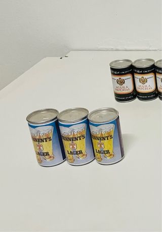 Miniature lattine di birra